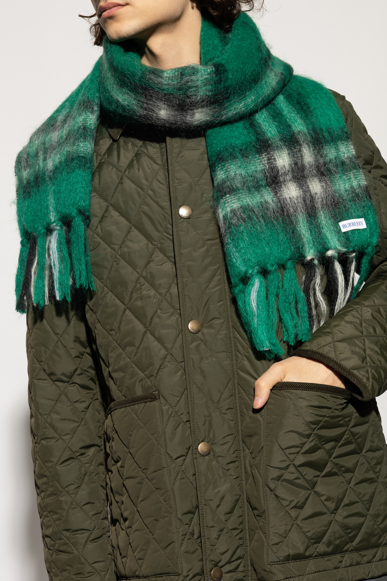 マフラー・ストール BURBERRY Embroidered Wool Blend Scarf 楽天市場】BURBERRY バーバリー マフラー MU B TXT E WL FTBL